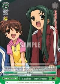 Baseball Tournament - The Melancholy of Haruhi Suzumiya - Weiss Schwarz card