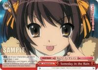 Someday in the Rain - The Melancholy of Haruhi Suzumiya - Weiss Schwarz card