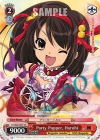 Party Popper, Haruhi (TD) - The Melancholy of Haruhi Suzumiya - Weiss Schwarz card