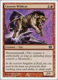 Canyon Wildcat - 8th Edition - Magic: The Gathering card