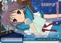 About me. I'll tell you (TD) - The Melancholy of Haruhi Suzumiya - Weiss Schwarz card