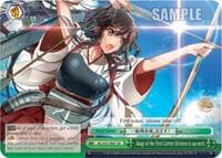Akagi of the First Carrier Division is up next! (TD) - KanColle - Weiss Schwarz card
