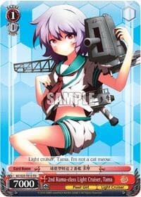 2nd Kuma-class Light Cruiser, Tama (TD) - KanColle - Weiss Schwarz card