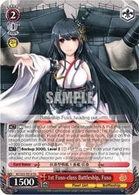 1st Fuso-class Battleship, Fuso (TD) - KanColle - Weiss Schwarz card