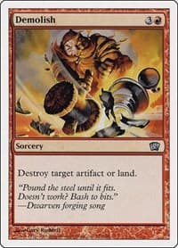 Demolish - 8th Edition - Magic: The Gathering card