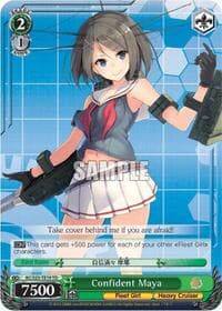 Confident Maya - KanColle - Weiss Schwarz card