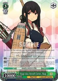 Akagi-class Aircraft Carrier, Akagi - KanColle - Weiss Schwarz card