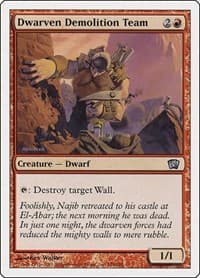 Dwarven Demolition Team - 8th Edition - Magic: The Gathering card