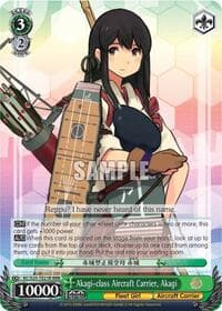 Akagi-class Aircraft Carrier, Akagi (RRR) - KanColle - Weiss Schwarz card