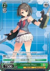 Confident Maya (RRR) - KanColle - Weiss Schwarz card