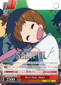 Next Seat, Mako (TD) - KILL la KILL - Weiss Schwarz card