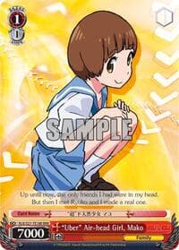 "Uber" Air-head Girl, Mako (RRR) - KILL la KILL - Weiss Schwarz card
