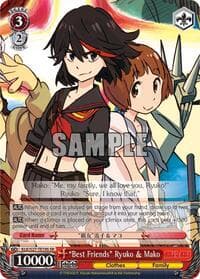 "Best Friends" Ryuko & Mako (SR) - KILL la KILL - Weiss Schwarz card