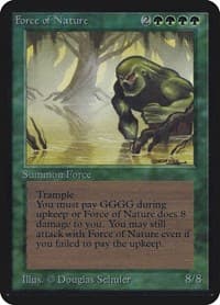 Force of Nature - Alpha Edition - Magic: The Gathering card