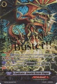 Eradicator, Gauntlet Buster Dragon - Moonlit Dragonfang - Cardfight Vanguard card