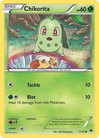 Chikorita - XY - BREAKpoint - Pokemon card