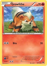 Growlithe - XY - BREAKpoint - Pokemon card