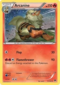 Arcanine - XY - BREAKpoint - Pokemon card
