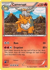 Camerupt - XY - BREAKpoint - Pokemon card