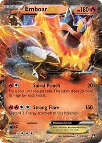 Emboar EX - XY - BREAKpoint - Pokemon card