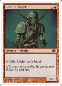 Goblin Raider - 8th Edition - Magic: The Gathering card