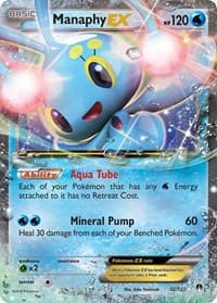 Manaphy EX - XY - BREAKpoint - Pokemon card