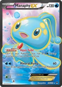 Manaphy EX (Full Art) - XY - BREAKpoint - Pokemon card