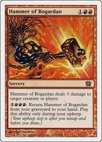 Hammer of Bogardan - 8th Edition - Magic: The Gathering card
