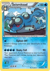 Seismitoad - XY - BREAKpoint - Pokemon card