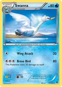 Swanna - XY - BREAKpoint - Pokemon card