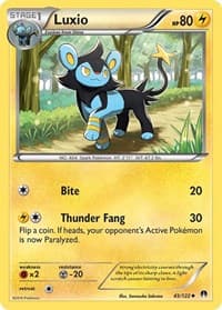 Luxio - XY - BREAKpoint - Pokemon card
