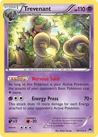 Trevenant - XY - BREAKpoint - Pokemon card