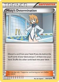 Misty's Determination - XY - BREAKpoint - Pokemon card