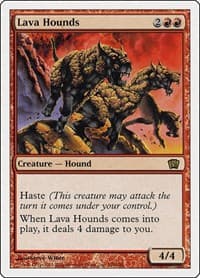 Lava Hounds - 8th Edition - Magic: The Gathering card
