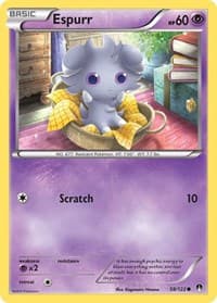 Espurr - XY - BREAKpoint - Pokemon card