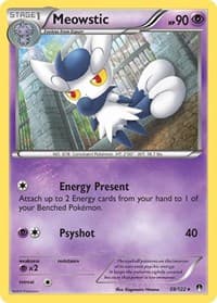Meowstic - XY - BREAKpoint - Pokemon card