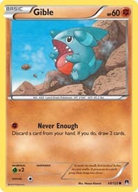 Gible - XY - BREAKpoint - Pokemon card