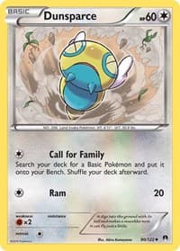 Dunsparce - XY - BREAKpoint - Pokemon card