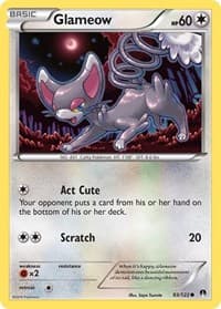 Glameow - XY - BREAKpoint - Pokemon card