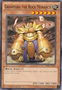 Granmarg the Rock Monarch - Structure Deck: Emperor of Darkness - YuGiOh card