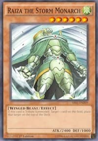 Raiza the Storm Monarch - Structure Deck: Emperor of Darkness - YuGiOh card
