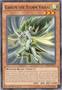 Garum the Storm Vassal - Structure Deck: Emperor of Darkness - YuGiOh card