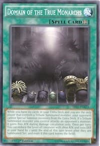 Domain of the True Monarchs - Structure Deck: Emperor of Darkness - YuGiOh card