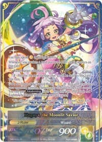 Friend from Another World, Kaguya // Kaguya, the Moonlit Savior (Full Art) - The Moonlit Savior - Force of Will card