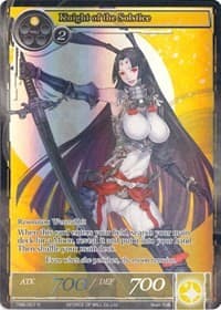 Knight of the Solstice (Full Art) - The Moonlit Savior - Force of Will card