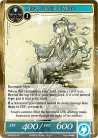 Muse, Celestial of Music - The Moonlit Savior - Force of Will card