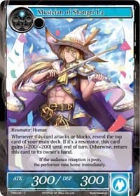 Musician of Shangri-La - The Moonlit Savior - Force of Will card