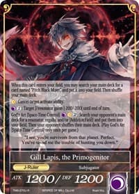 Conqueror of the Black Moon, Gill Lapis // Gill Lapis, the Primogenitor - The Moonlit Savior - Force of Will card