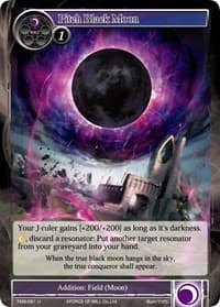 Pitch Black Moon - The Moonlit Savior - Force of Will card