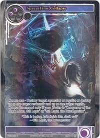 Space-Time Collapse (Full Art) - The Moonlit Savior - Force of Will card